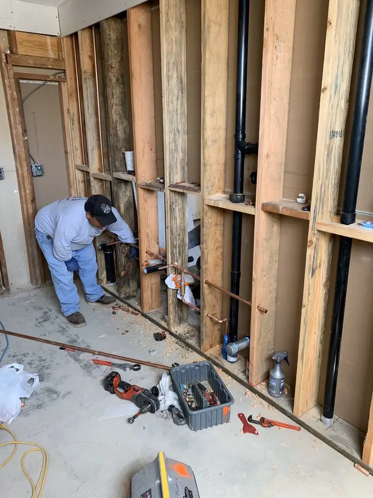 Commercial rough-in plumbing for Trenchless Sewer Repair in Melrose Place